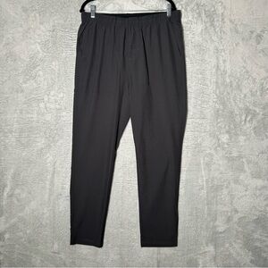 New Quince Performance Tech Pant Mens Large Black Silky Lightweight Athletic